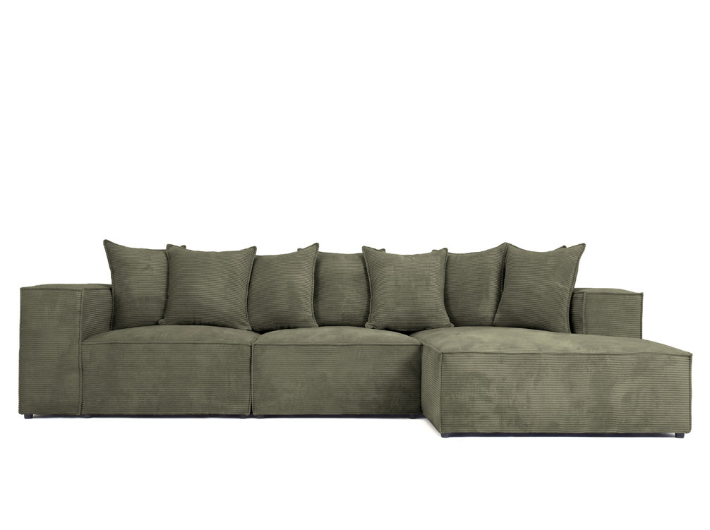 Designer Ecksofa Largo in Cord