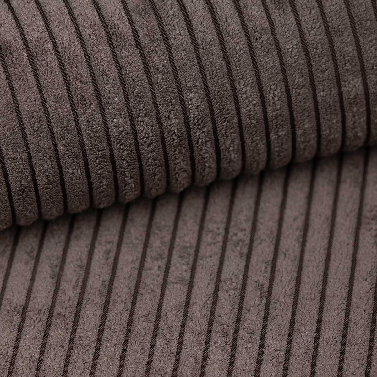 Designer Sofa Lazy 3 Sëtzer aus Cord