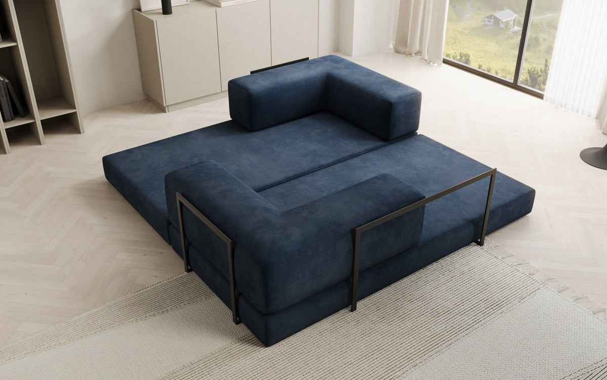 Designer Sofa Lazy 3 Sitzer in Samt