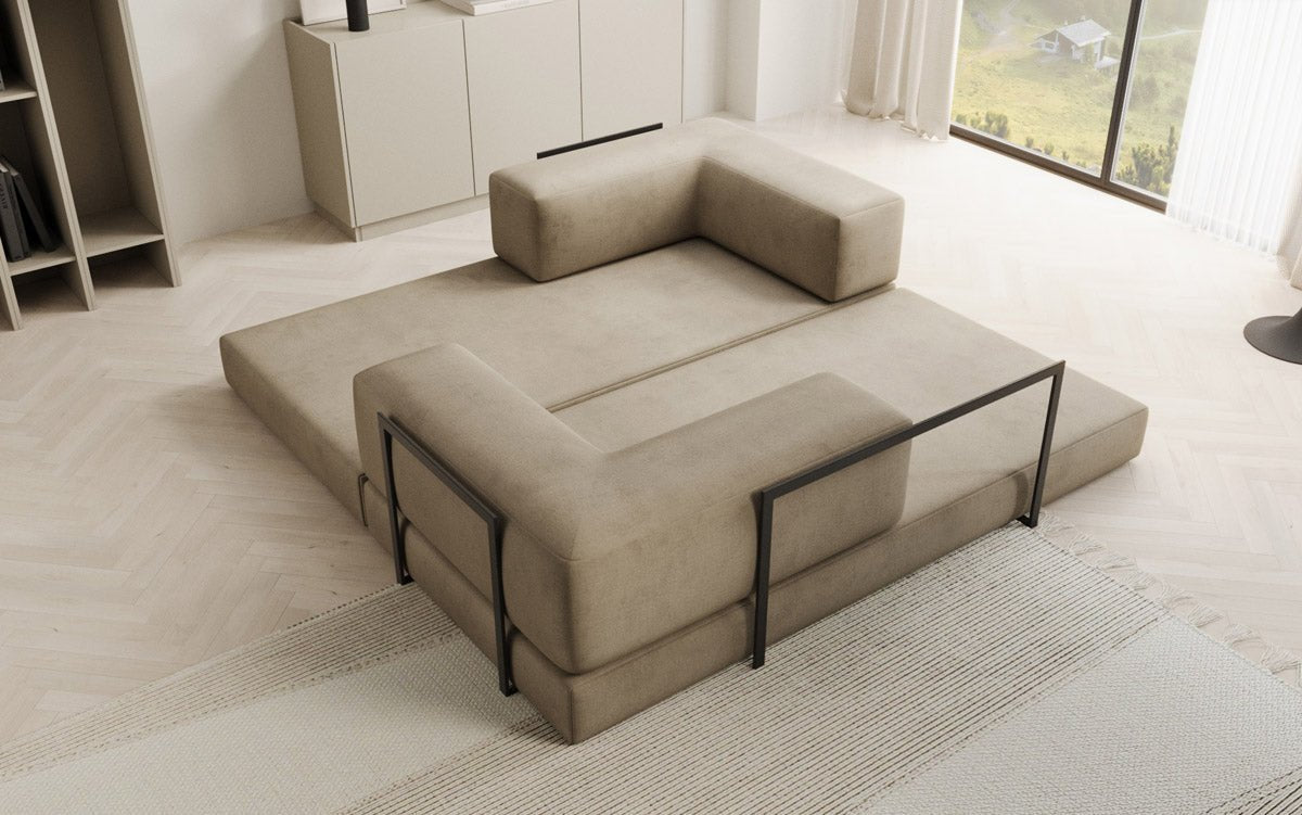 Designer Sofa Lazy 3 Sitzer in Samt