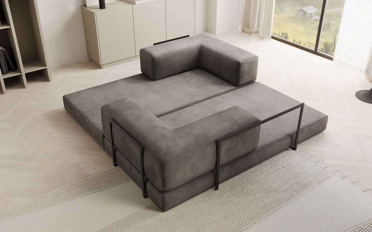 Designer Sofa Lazy 3 Sitzer in Samt