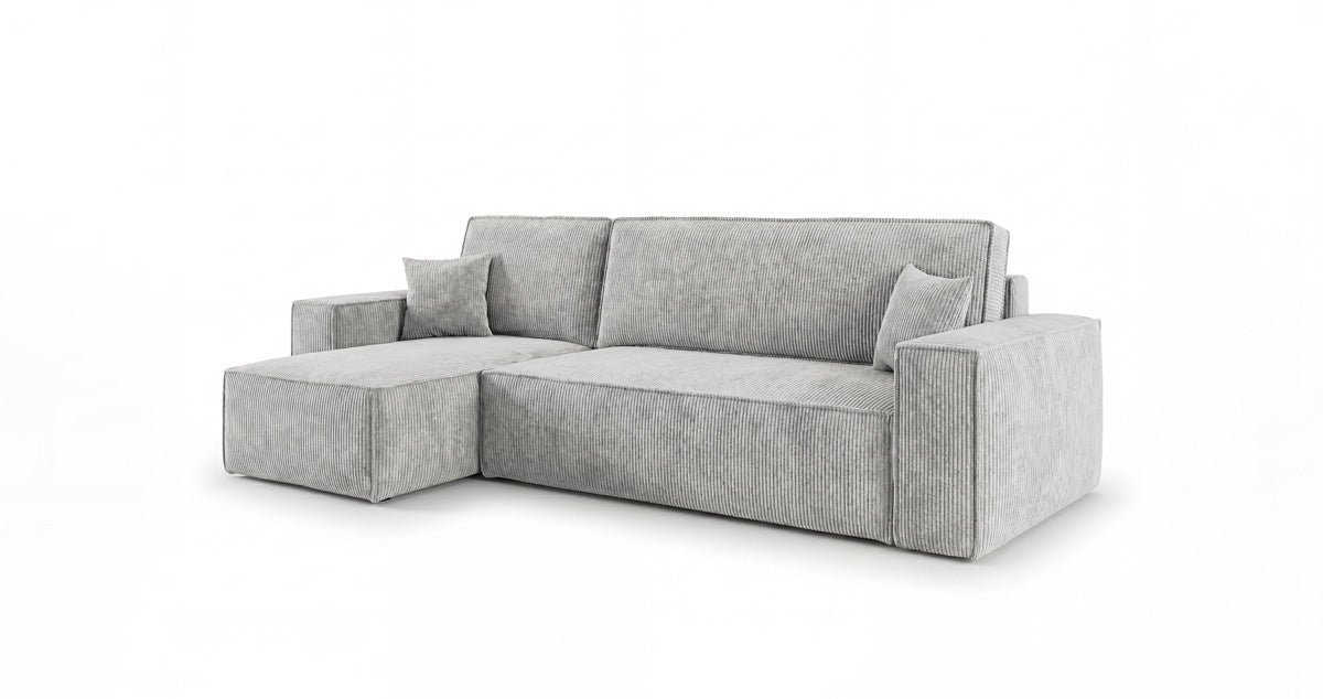 Designer-Sofa Lunaro Mini mat Schlof- a Klappfunktioun a Cord