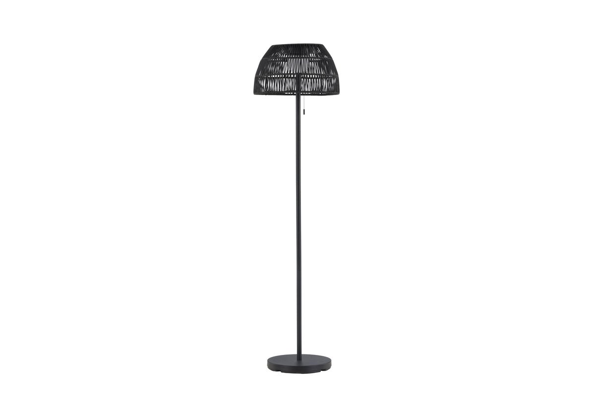 Outdoor-Stehlampe „Elan“ – wetterfeste Stehleuchte aus Bambus & Metall