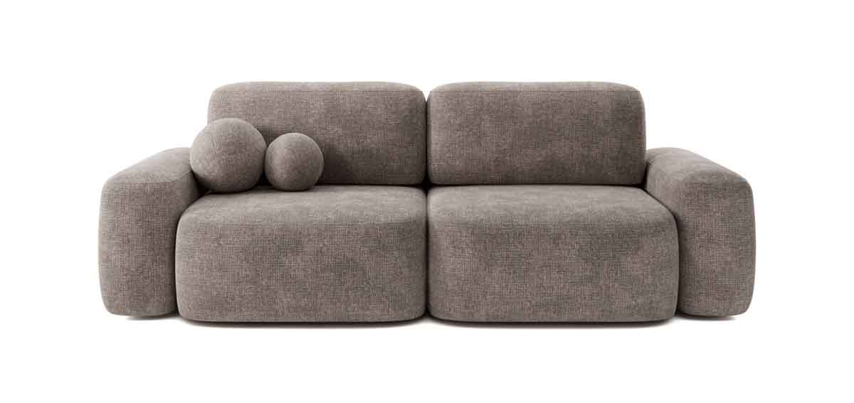 Designer Sofa Bold mat Schlooffunktioun an Bettkeescht