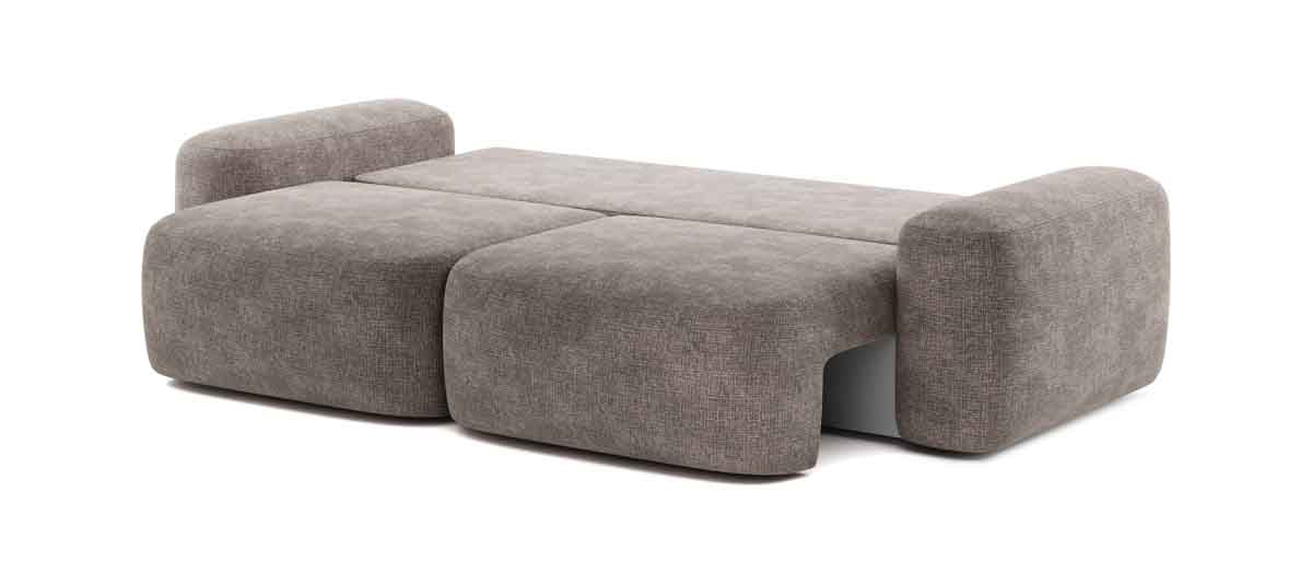 Designer Sofa Bold mat Schlooffunktioun an Bettkeescht