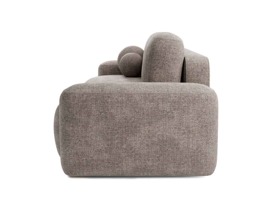 Designer Sofa Bold mat Schlooffunktioun an Bettkeescht