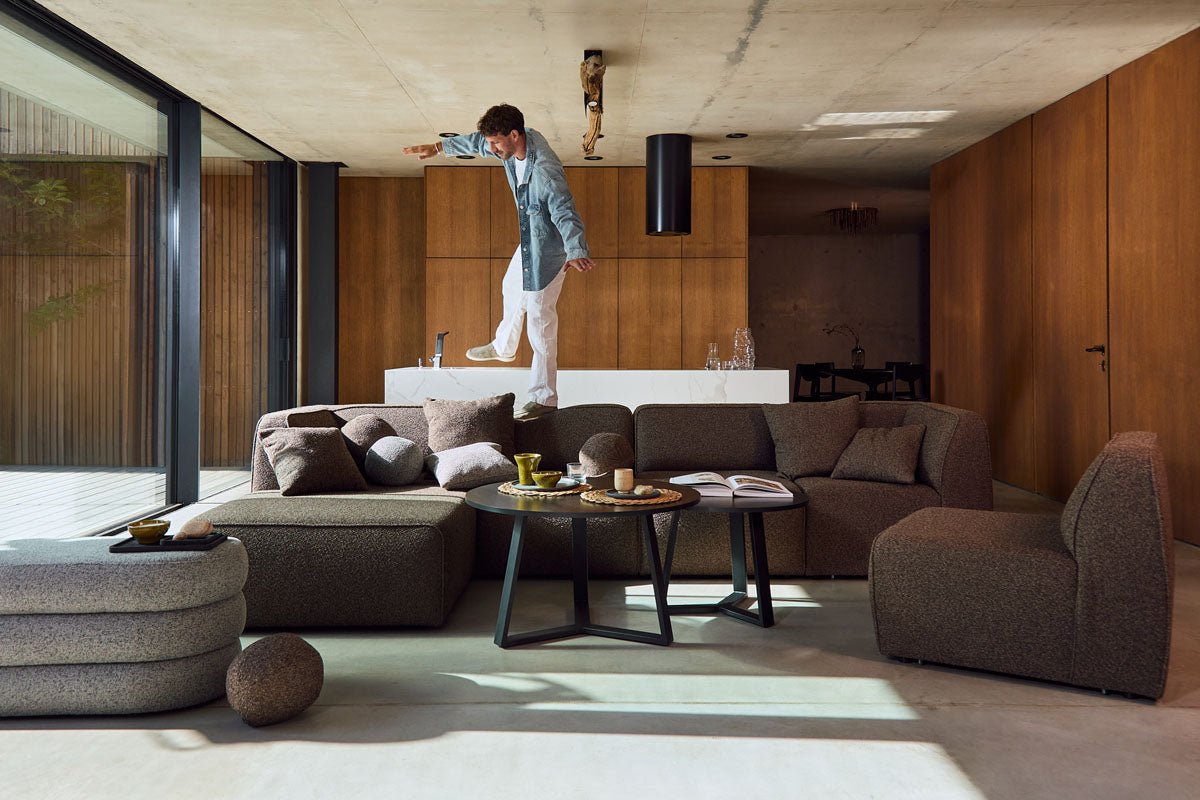 Modulart Sofa Hugg fir selwer ze konfiguréieren
