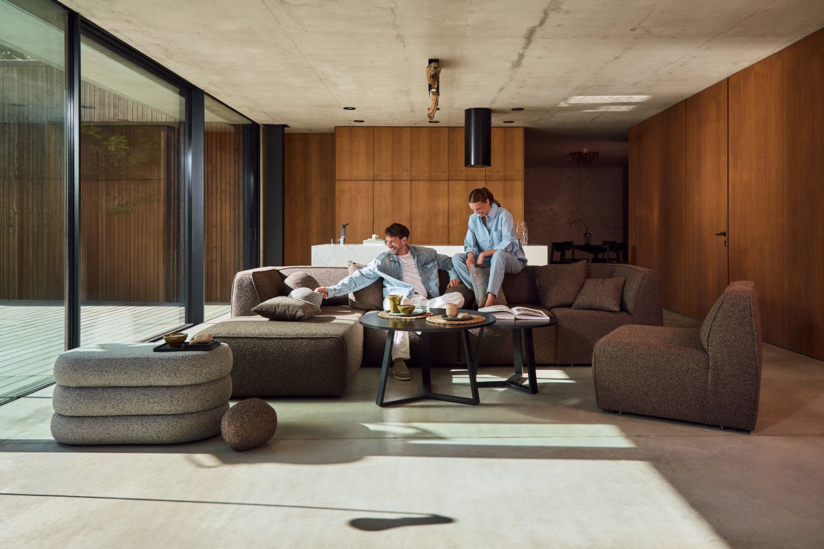 Modulart Sofa Hugg fir selwer ze konfiguréieren