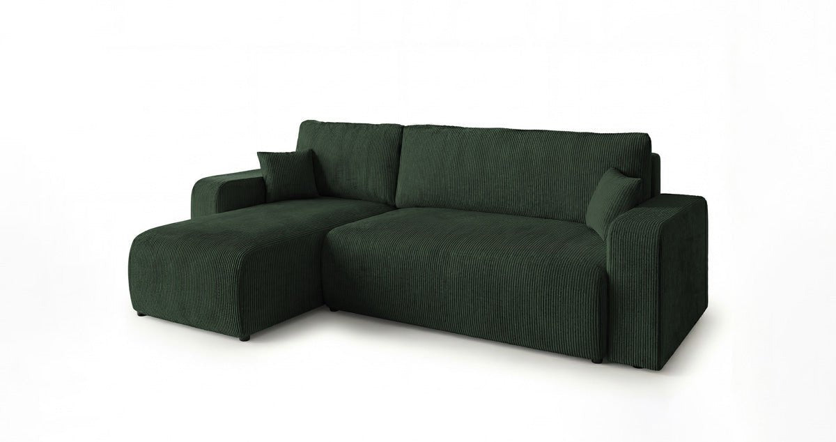Designer-Sofa Calva mat Schlof- a Klappfunktioun a Cord