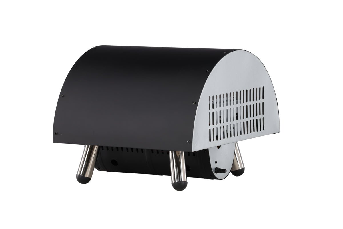 Pizzauewen Neapel - aus Stol, Edelstahl an Keramik a Schwaarz