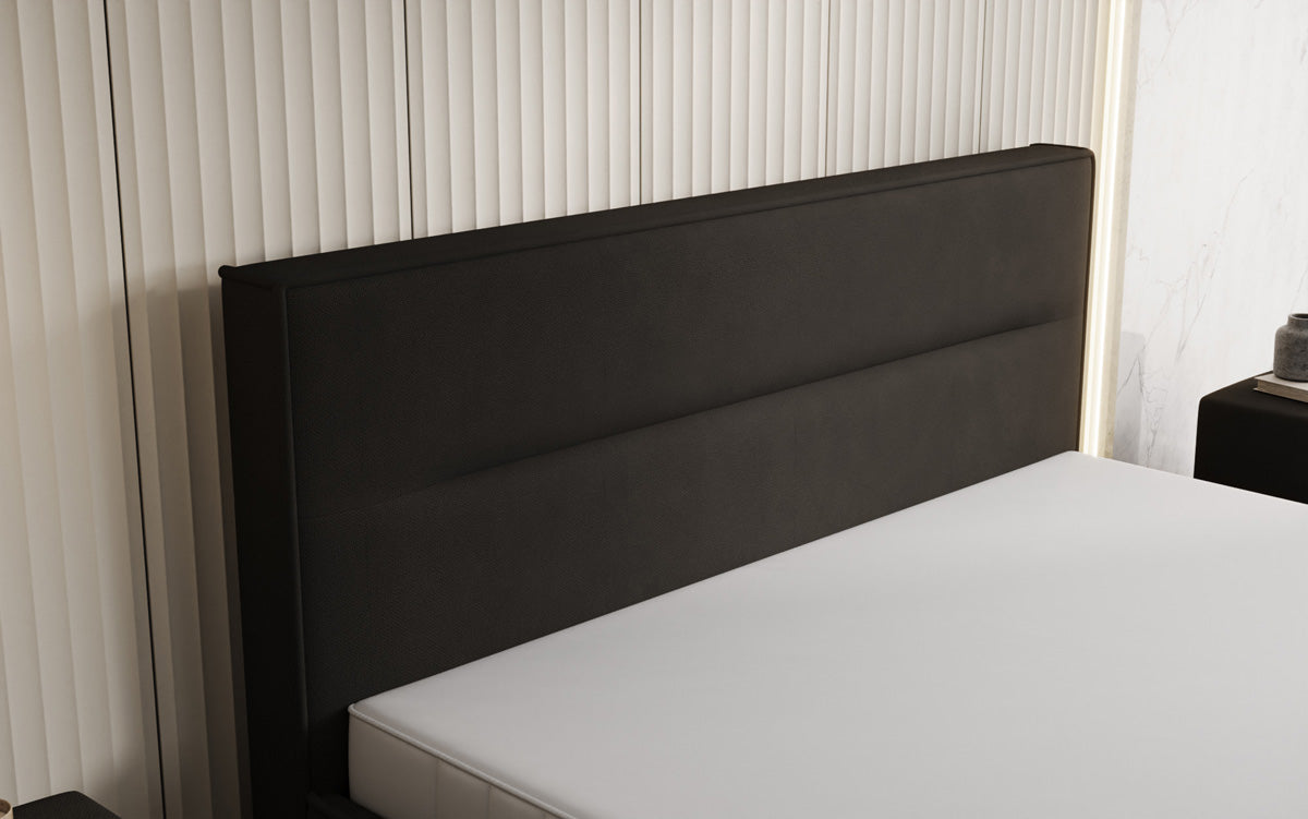 Designer Polsterbett Merry Stoff mit Stauraum