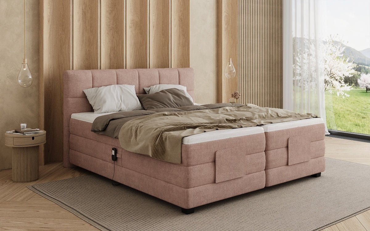 Boxspringbett Monaco - elektresch verstellbar a Stoff
