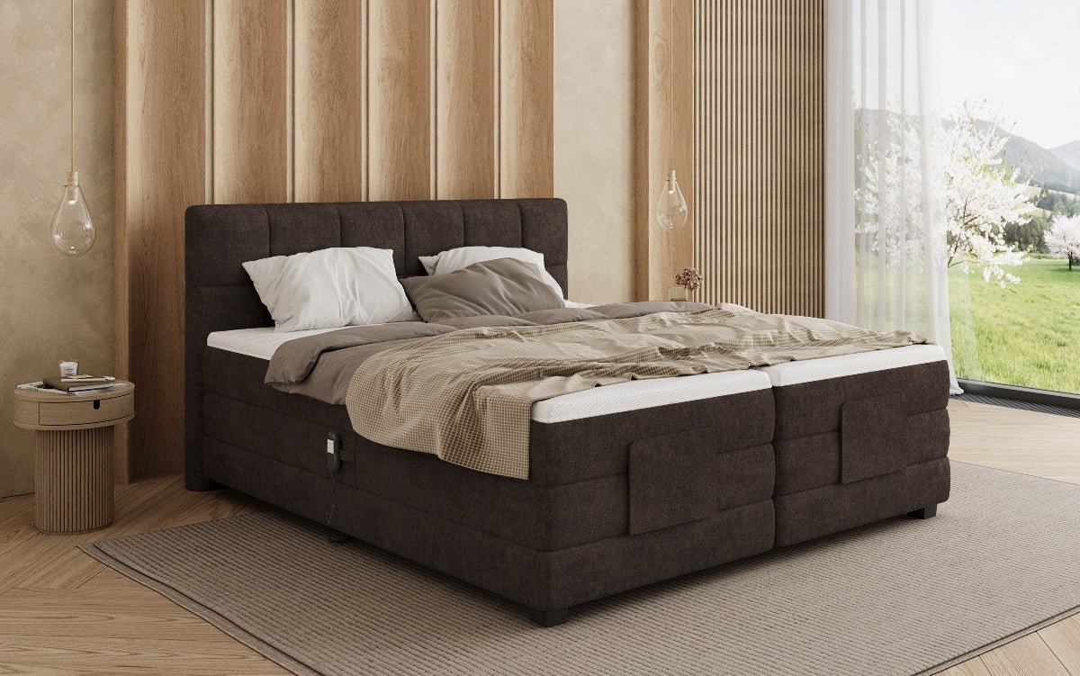 Boxspringbett Monaco - elektresch verstellbar a Stoff