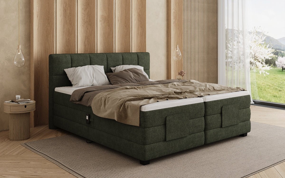 Boxspringbett Monaco - elektresch verstellbar a Stoff