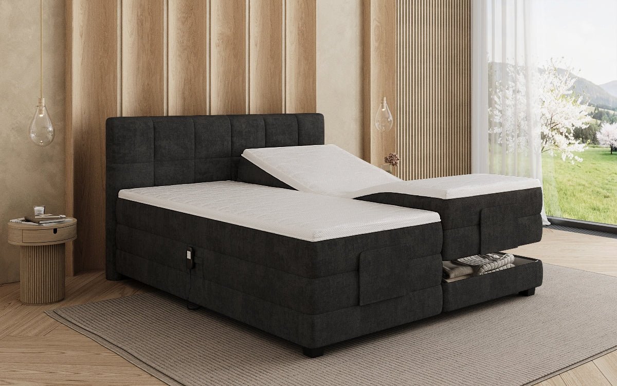 Boxspringbett Monaco - elektresch verstellbar a Stoff