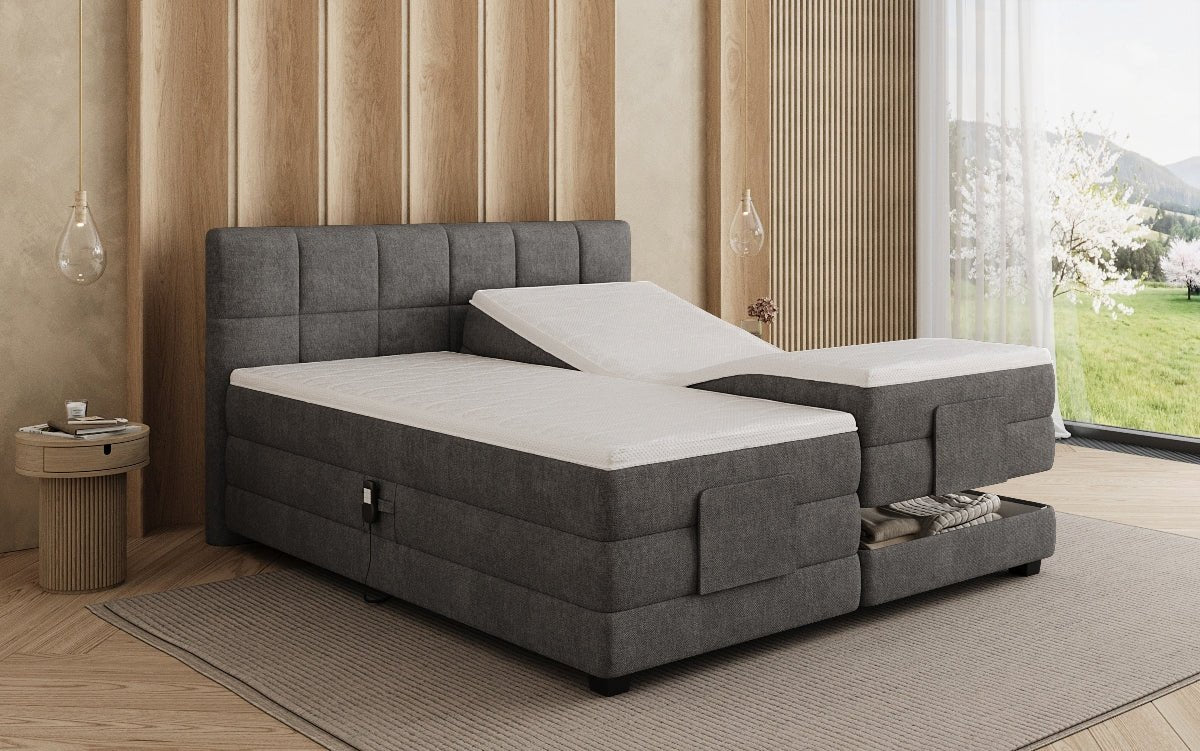Boxspringbett Monaco - elektresch verstellbar a Stoff