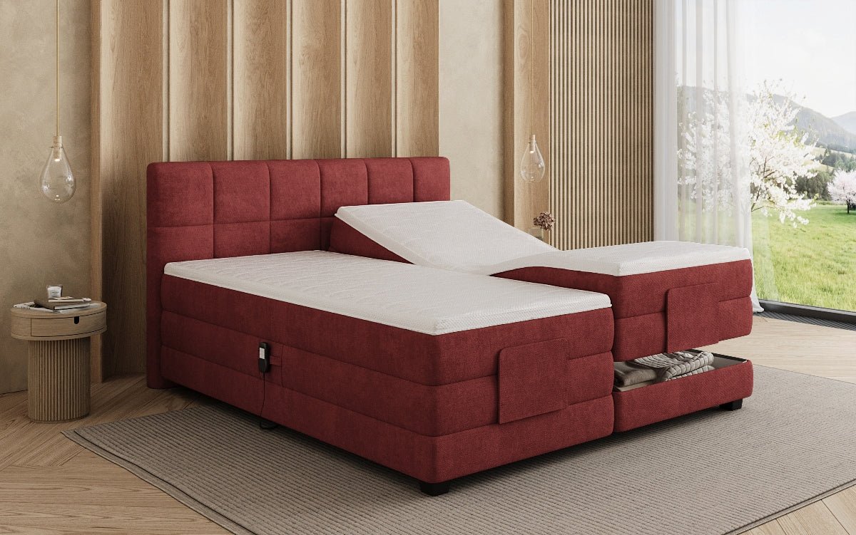 Boxspringbett Monaco - elektresch verstellbar a Stoff