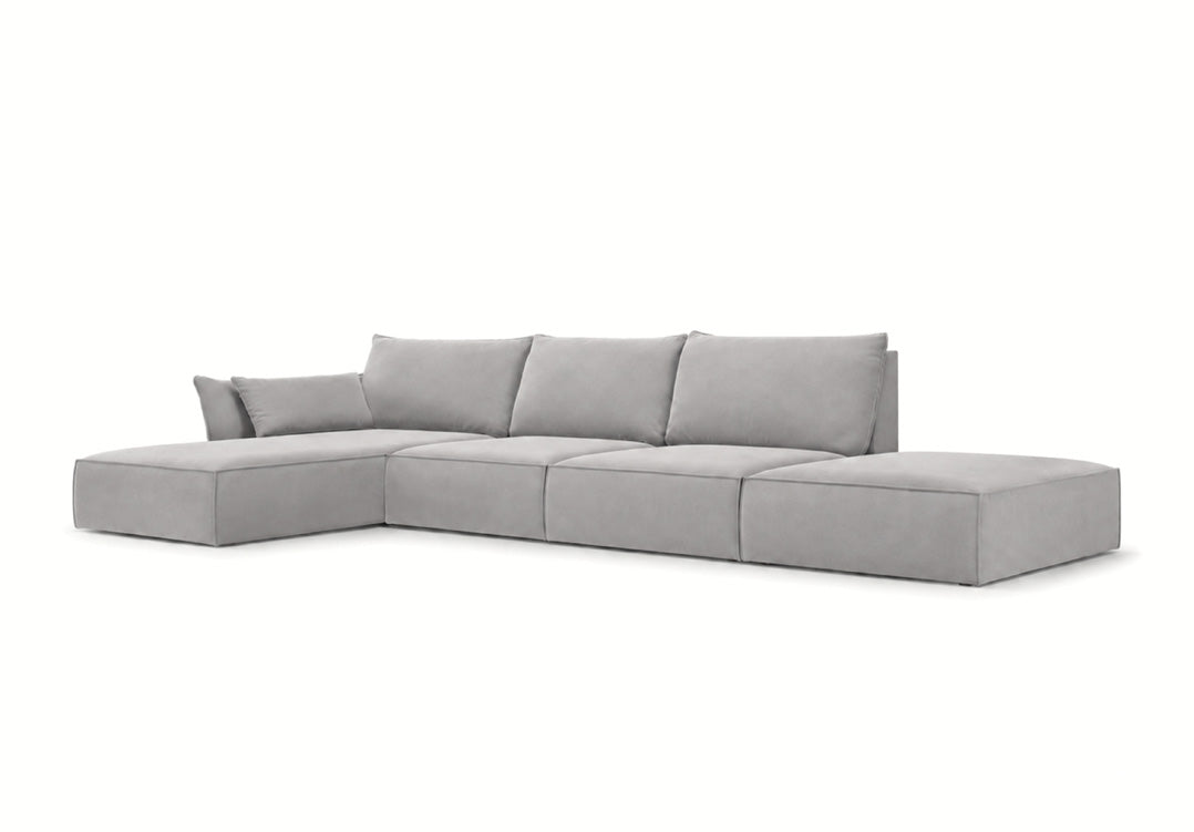 Designer-Sofa Nuvola L Open aus Samett