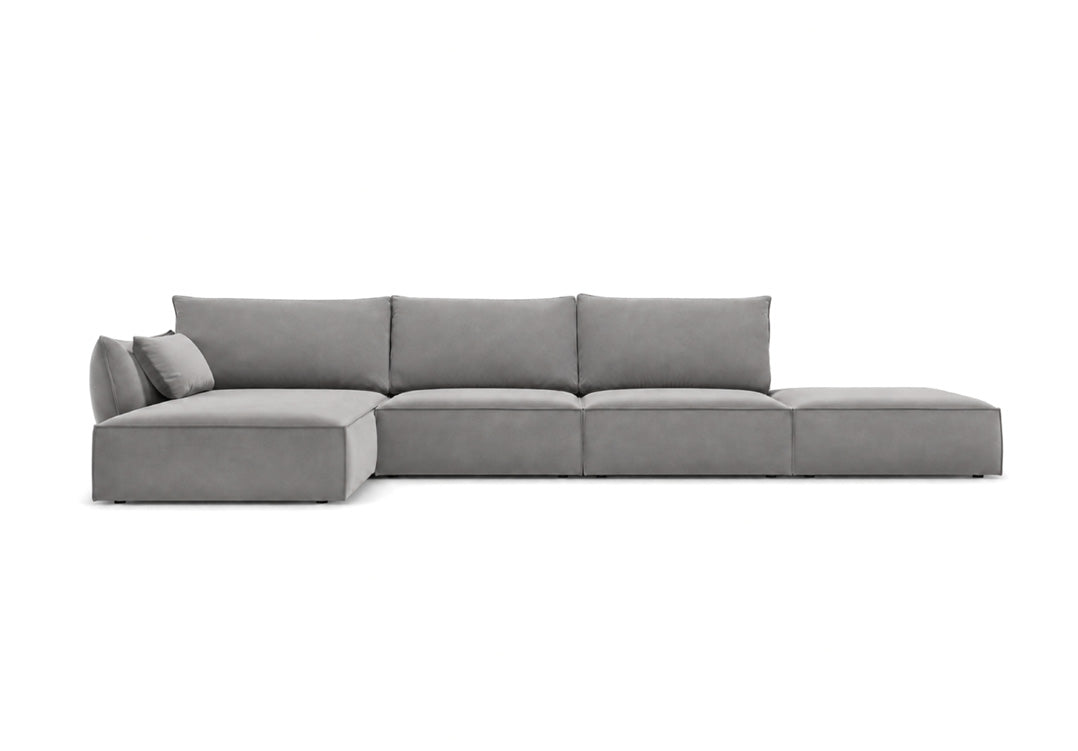 Designer-Sofa Nuvola L Open aus Samett