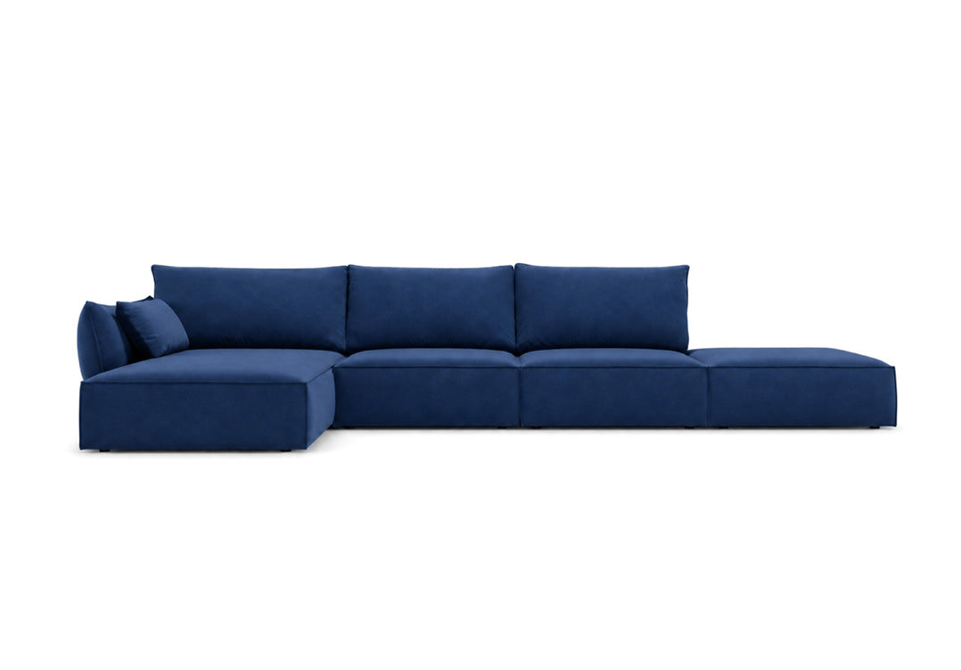 Designer-Sofa Nuvola L Open aus Samett
