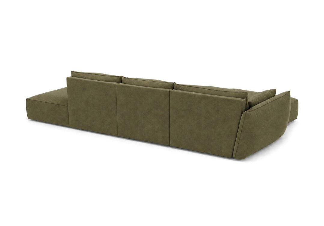 Designer-Sofa Nuvola L Open aus Samett