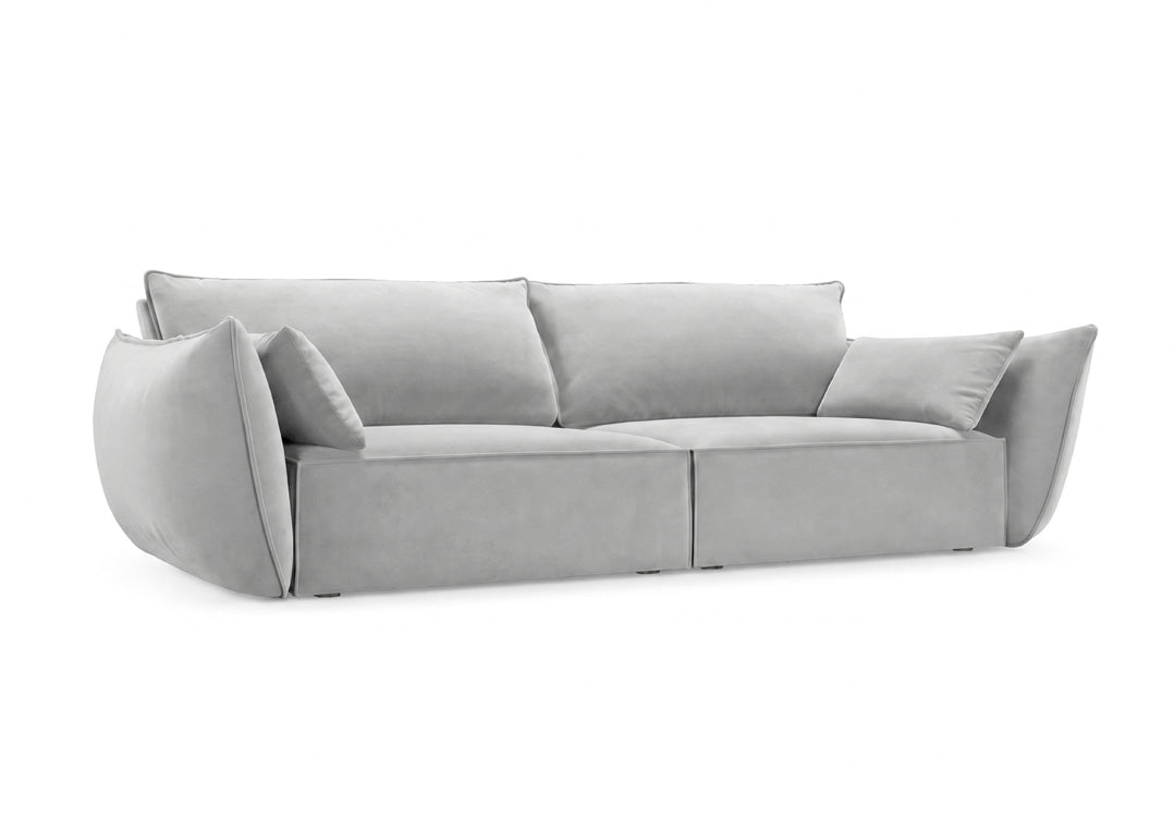 Designer-Sofa 3-Sëtzer Nuvola aus Samett