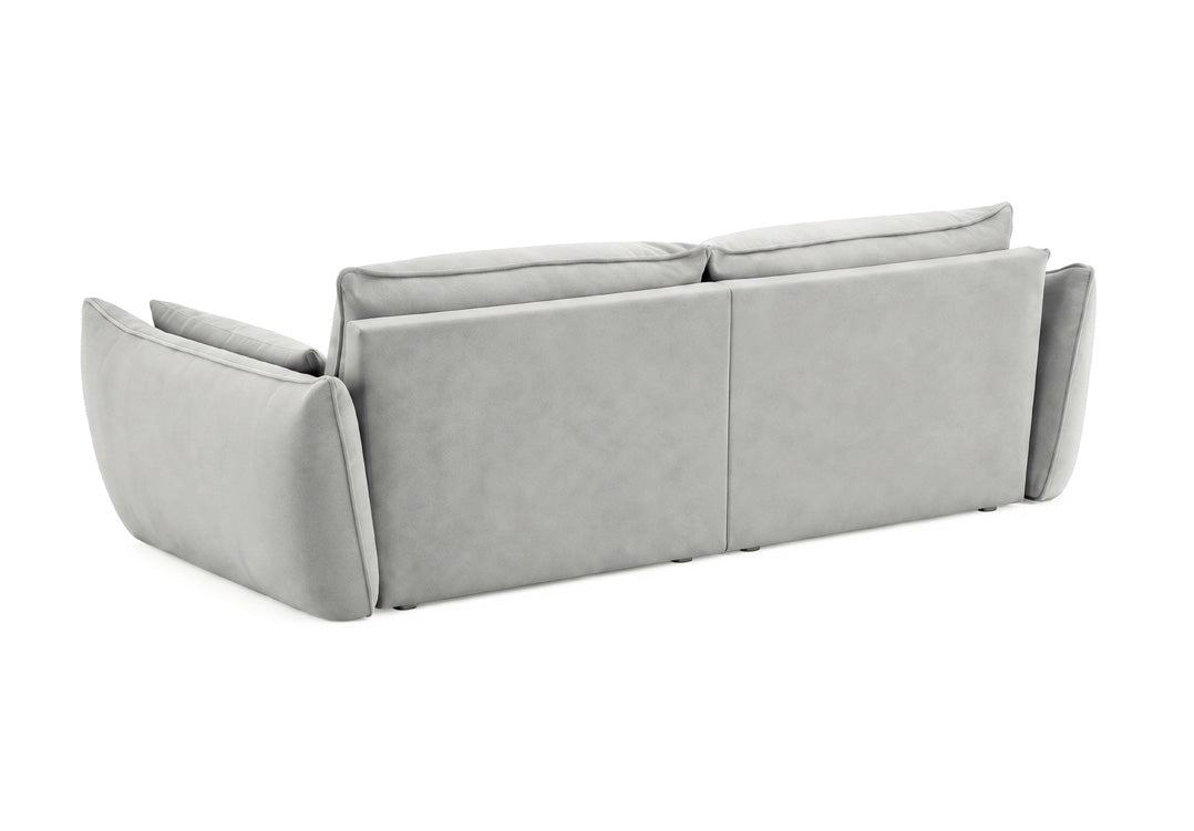 Designer-Sofa 3-Sëtzer Nuvola aus Samett