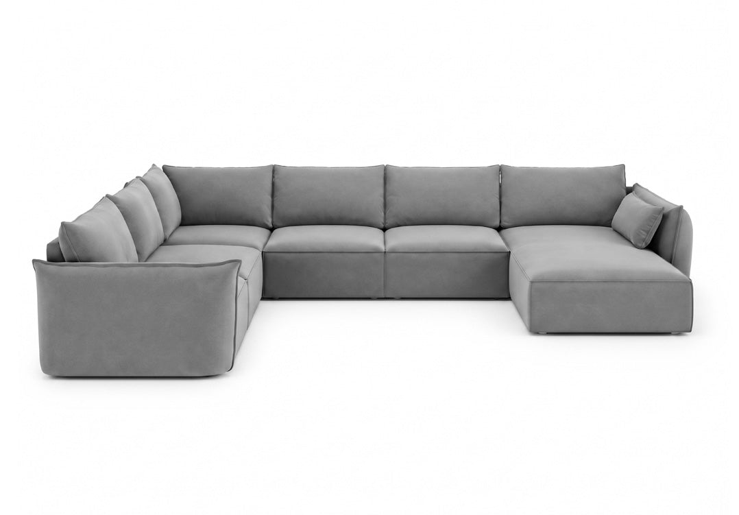 Designer Sofa Nuvola U in Samt