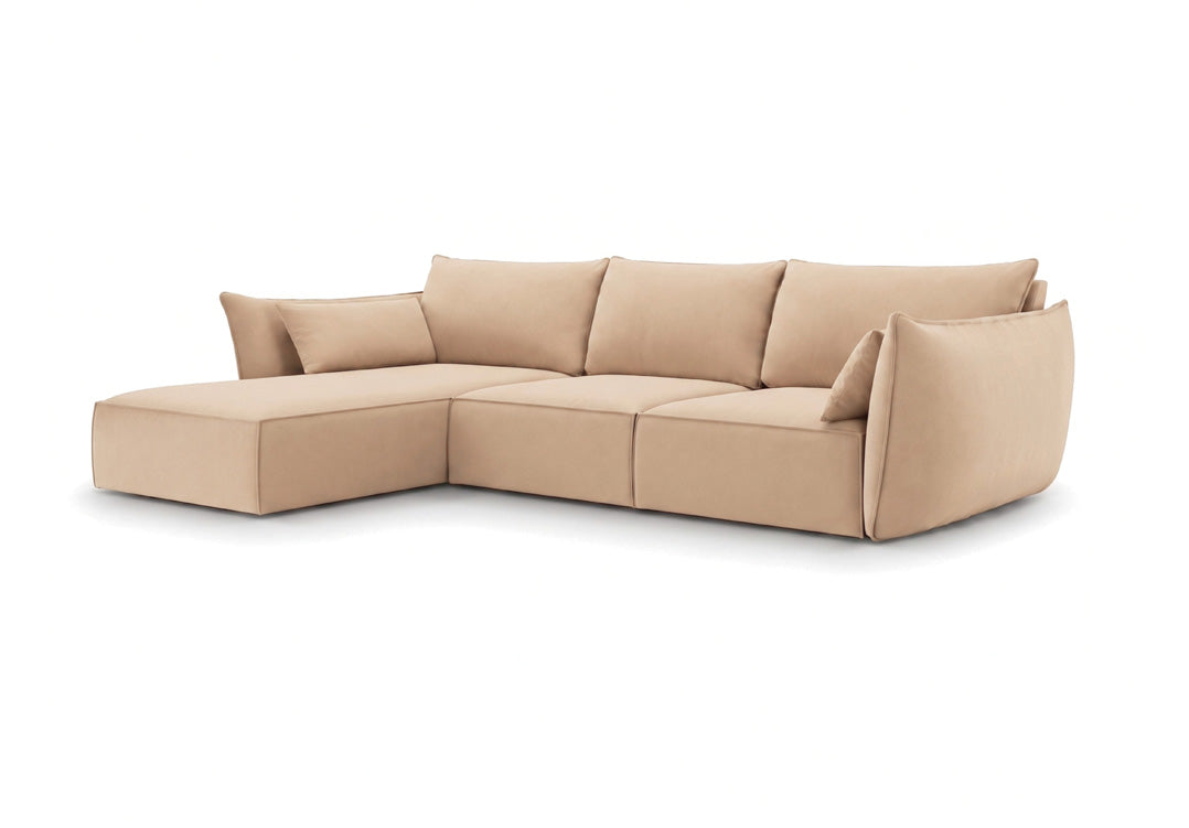 Designer-Sofa Nuvola L aus Samett