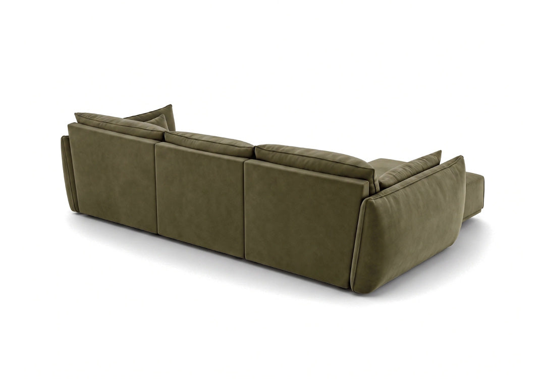 Designer-Sofa Nuvola L aus Samett