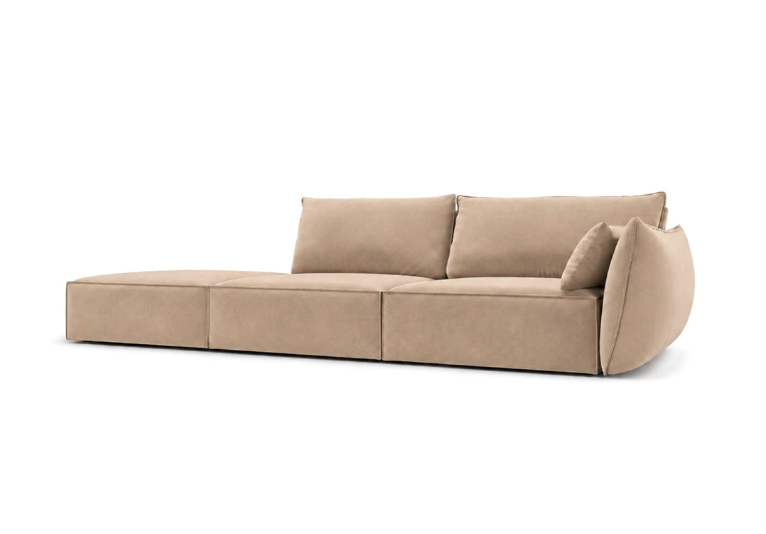 Designer-Sofa Chaiselongue Nuvola aus Samett