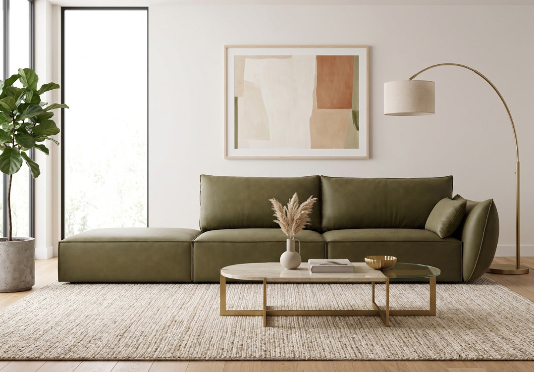 Designer-Sofa Chaiselongue Nuvola aus Samett