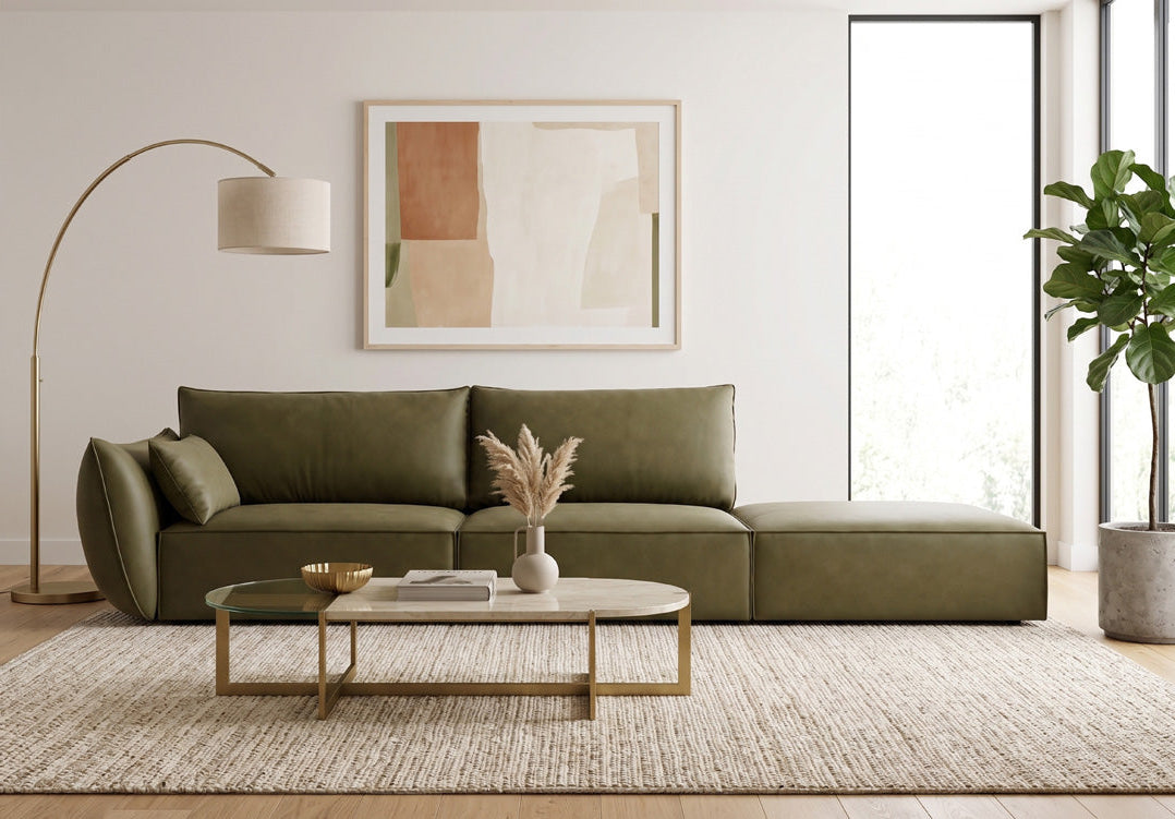 Designer-Sofa Chaiselongue Nuvola aus Samett