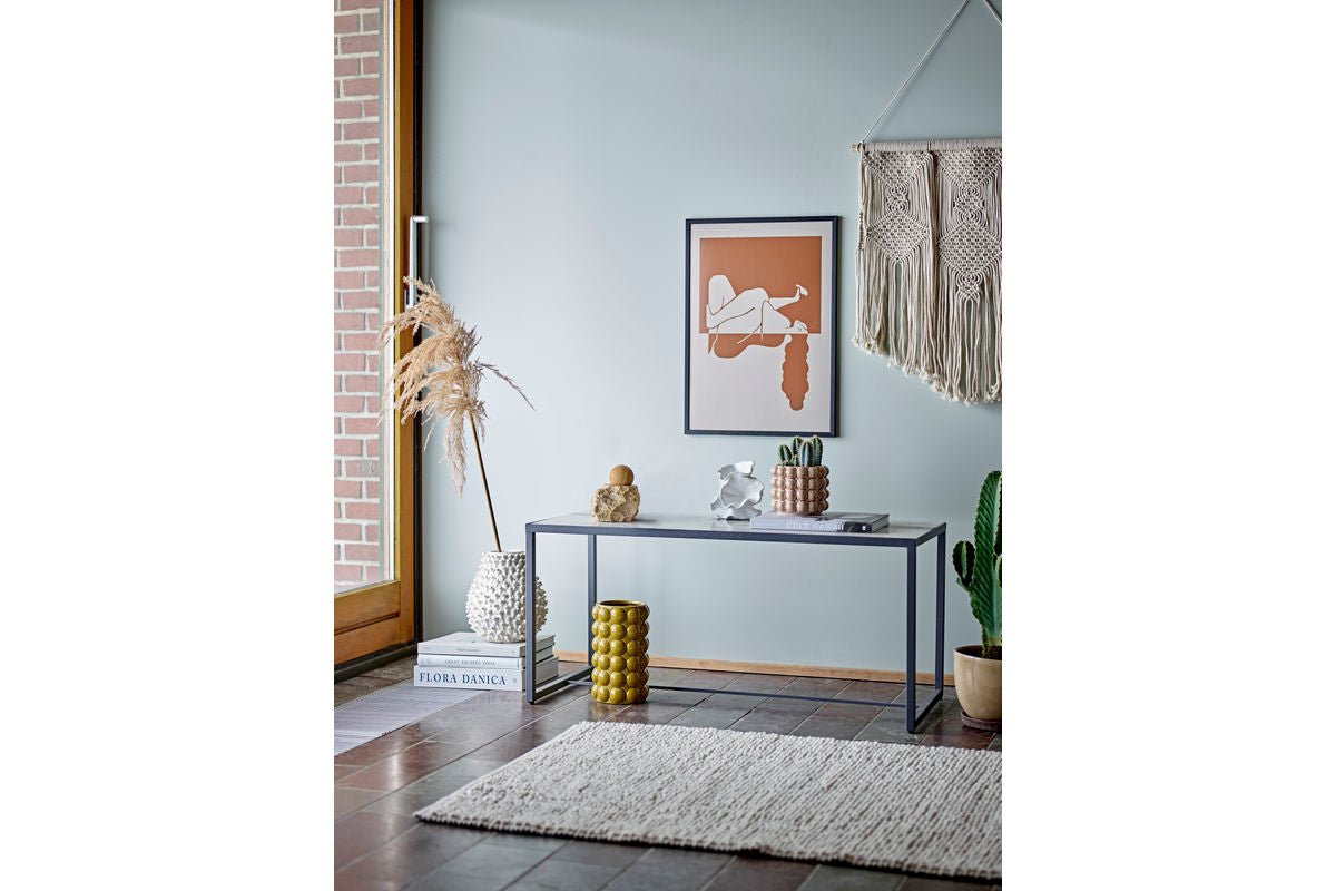 Blummepott Lunna – Natierlech Glasur a Brong mat Ënnertass