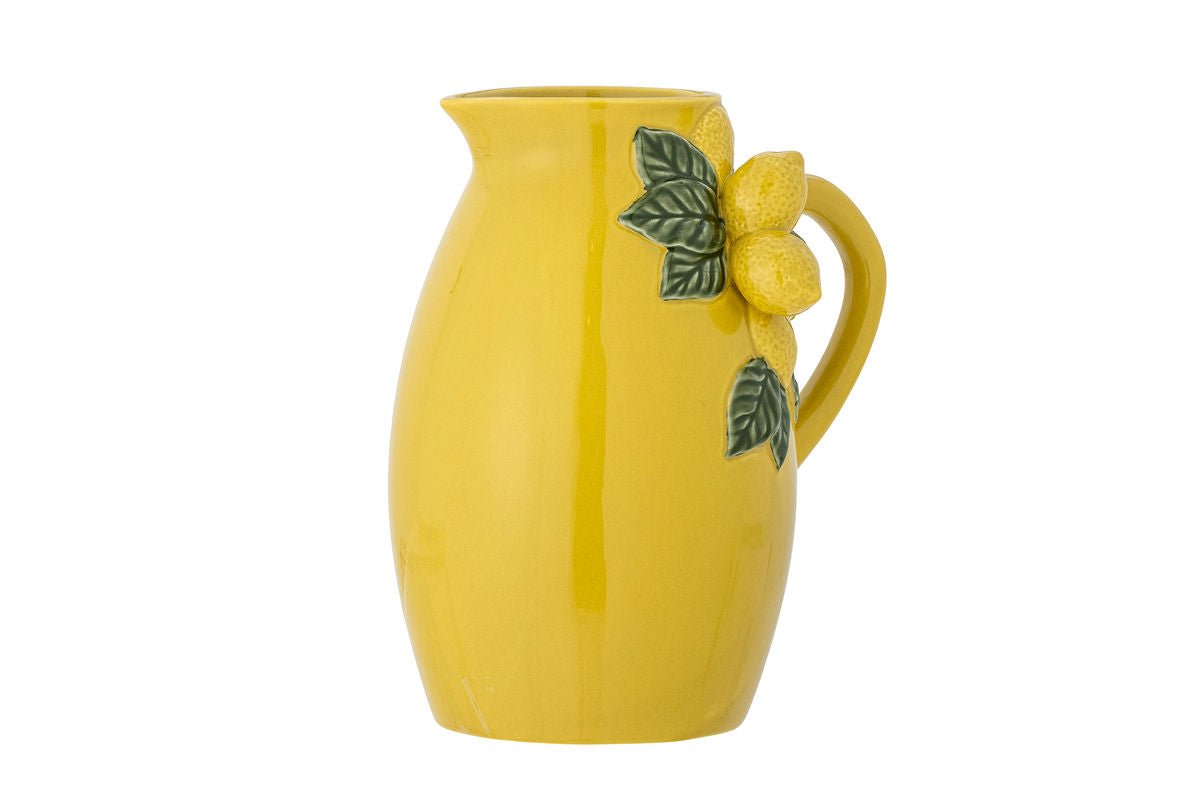 Krug Soleka – Steingutt mat Zitrounedekor