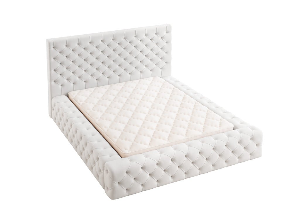 Designer Polsterbett Lana Samt mat Späicherraum