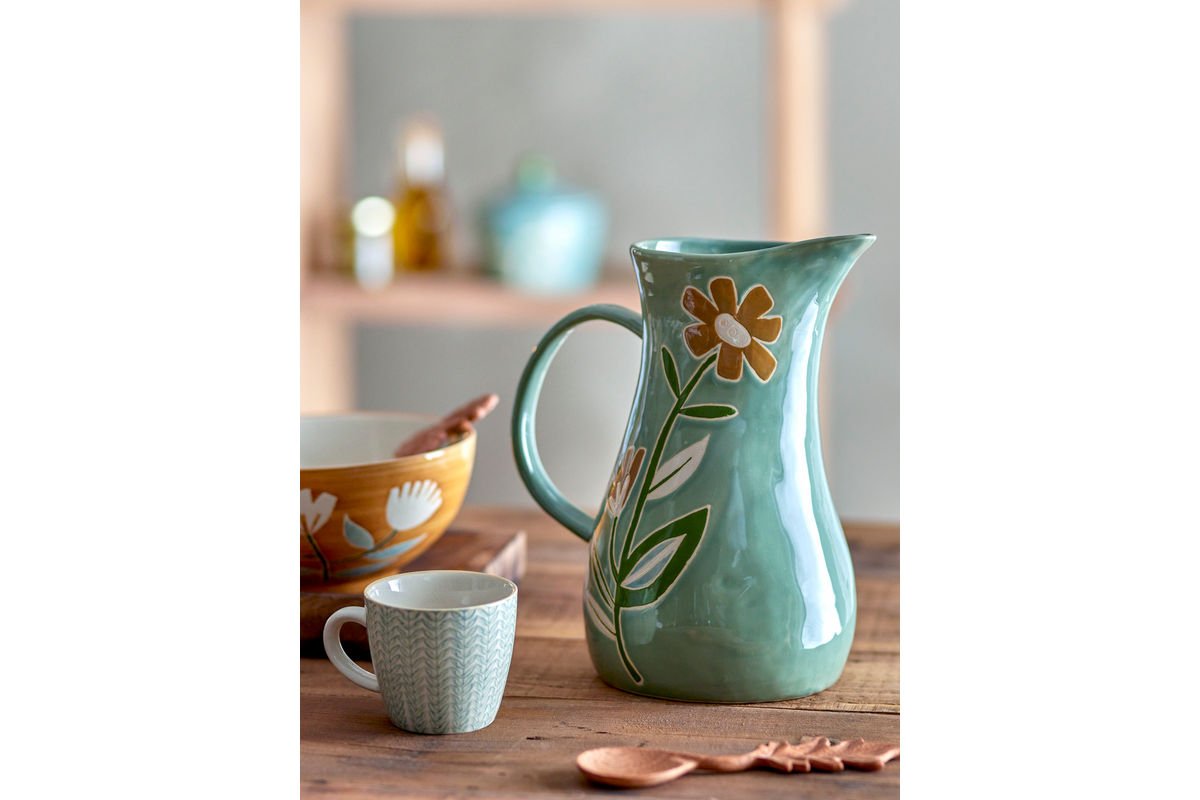 Krug Malou – handdekoréiert Steingut a Grom