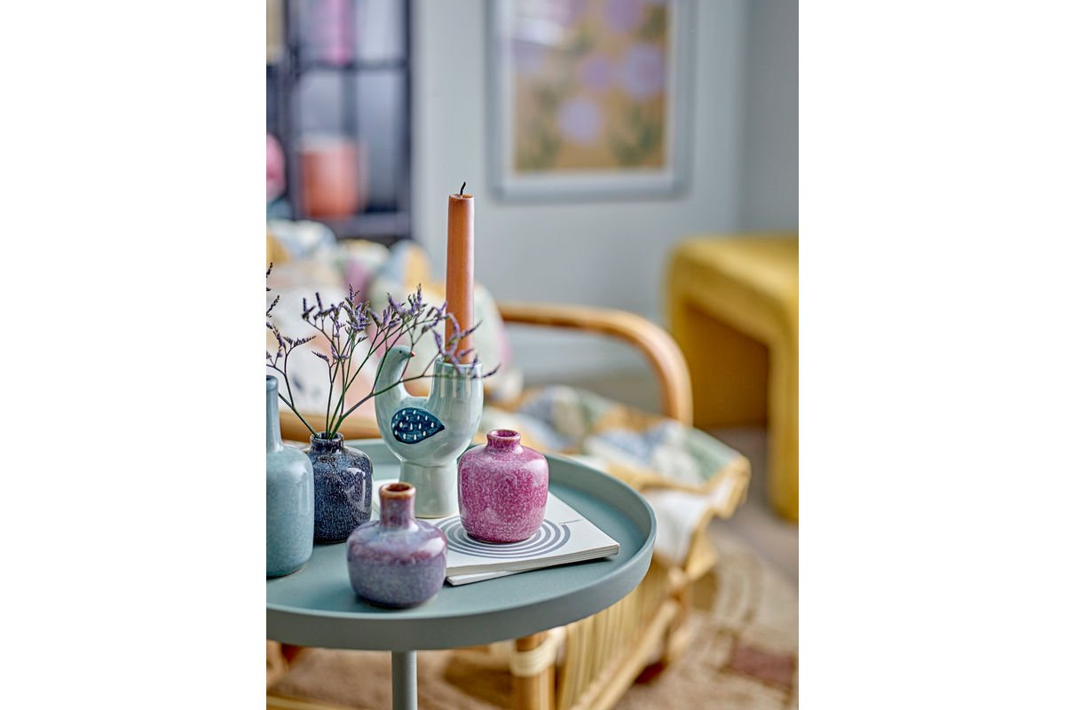 Vase-Set „Marilo“ – Faarweg Stengkeramik (7-Deel)