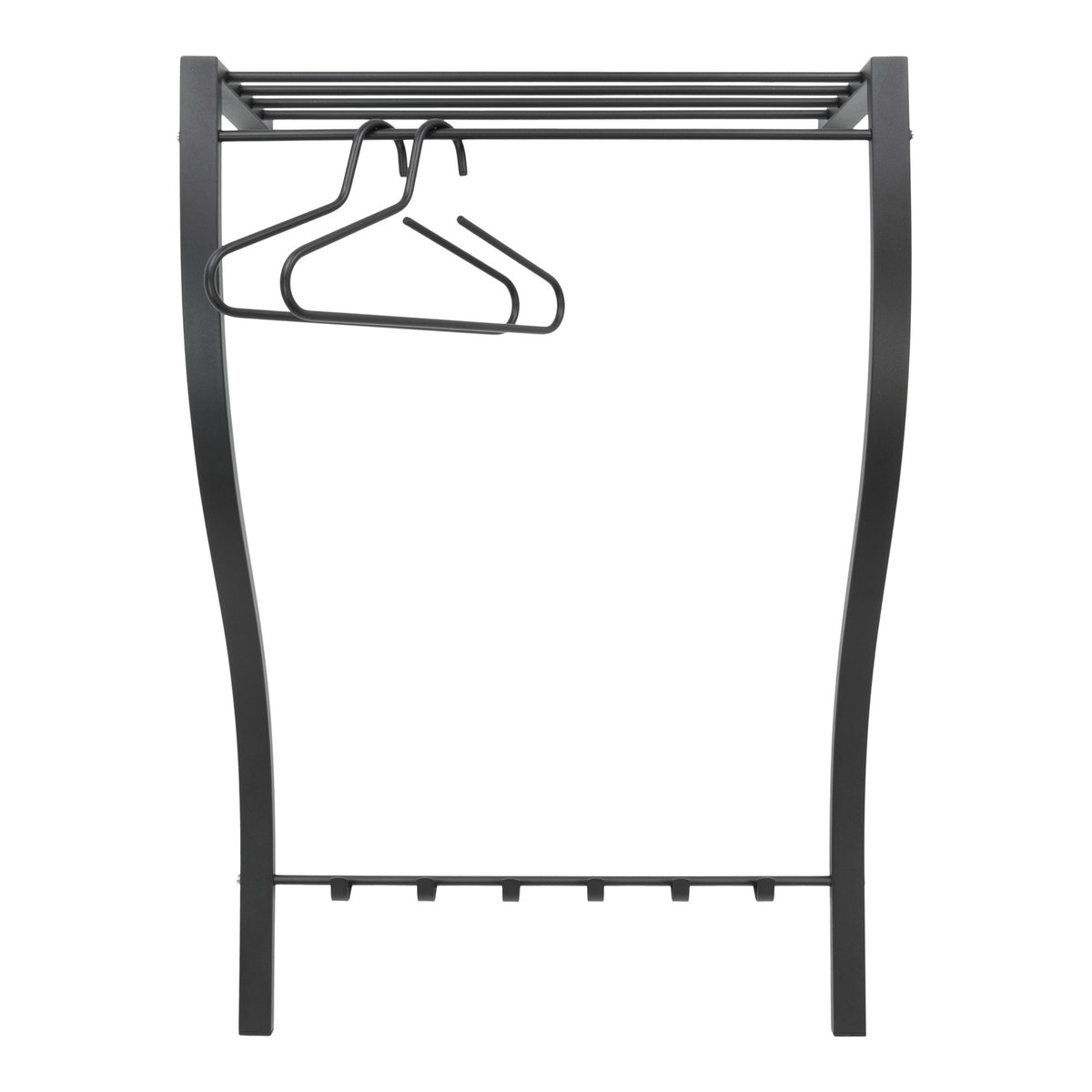Designer Wandgarderobe Arcos - Schwarz