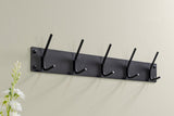 Designer Wandgarderobe Fennick - Schwarz