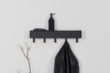 Designer Wandgarderobe Varia - Schwarz