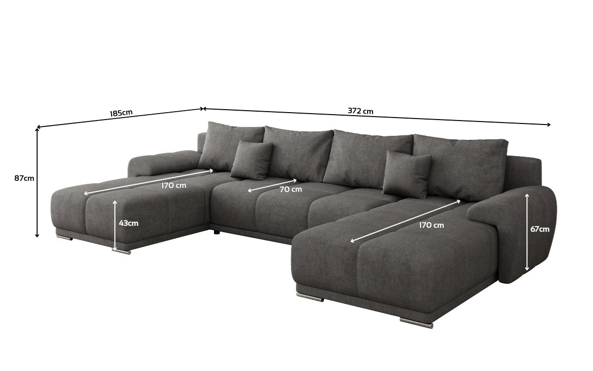 Designersof Leni U mat Schloof- a Klappfunktioun aus Stoff