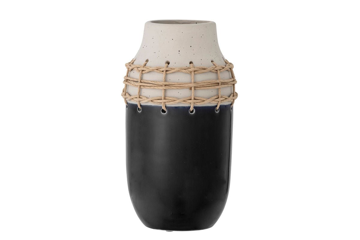 Vas "Däischtert" - Keramikvas mat Detail