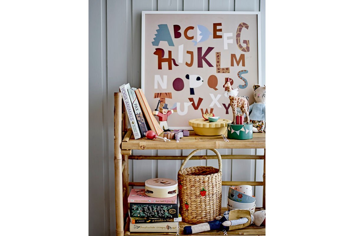 Poster Lumo – Alphabet Illustratioun mat Kader