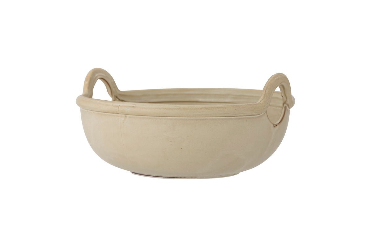 Iwwertopp Kavi – Steingutt mat groer Glasur