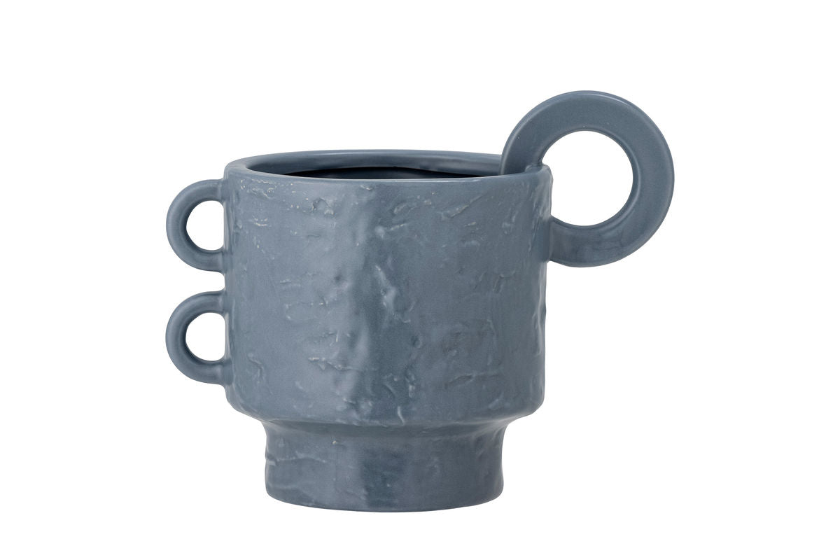 Blummepott Svala – Steingutt an Blo