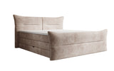 Boxspringbett Elea Cord in Blush (Poso 145) – Freisteller
