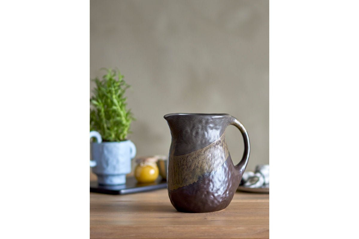 Krug Mella – Steingutt mat Retro-Glasur a Brong