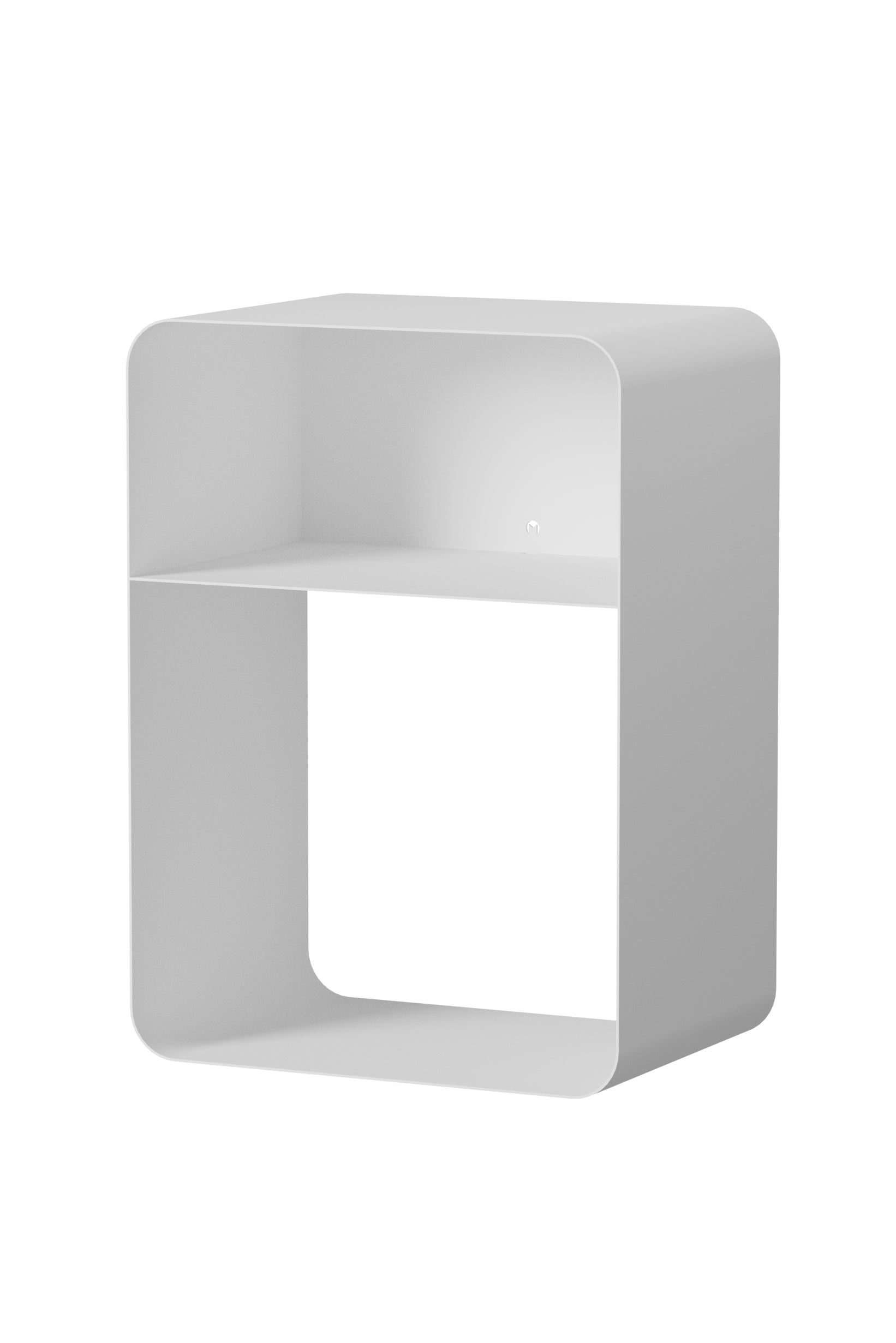 Nachttisch Damio – Minimalistisches Design aus pulverbeschichtetem Metall