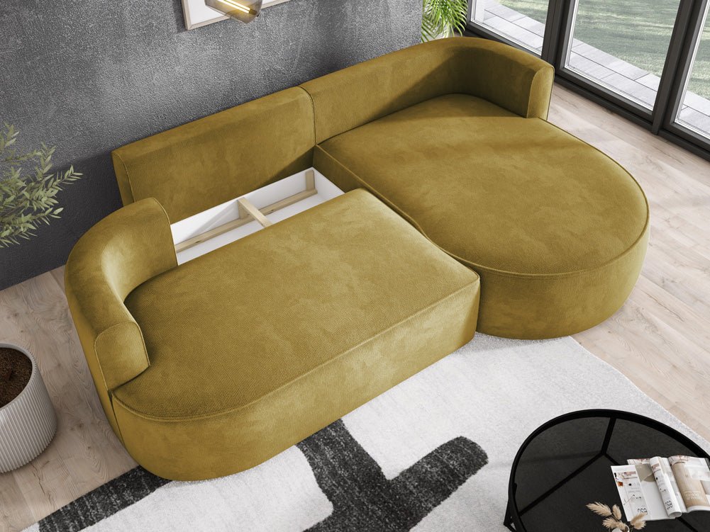 Designer L Sofa Lucca am Bouclé